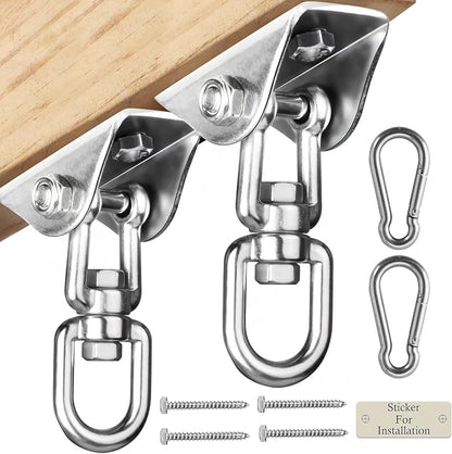 Heavy Duty Swing Hangers for Wooden Sets 2000 LB Capacity Hammock Hanger 360 by Aisto