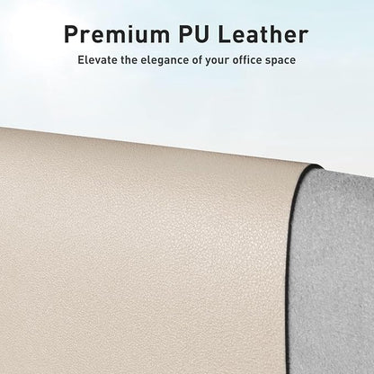 Aothia Large PU Leather Desk Pad Protector – Non-Slip Mouse Pad & Writing Mat - Image 2