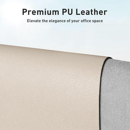 Aothia Large PU Leather Desk Pad Protector – Non-Slip Mouse Pad & Writing Mat - Image 2