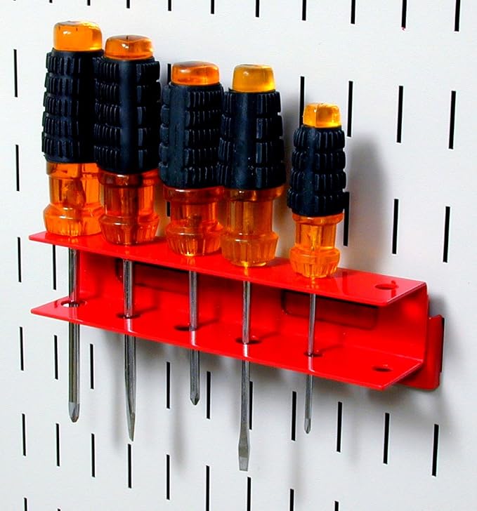 Wall Control Screwdriver Holder Bracket Slotted Metal Pegboard Accessory - Image 6