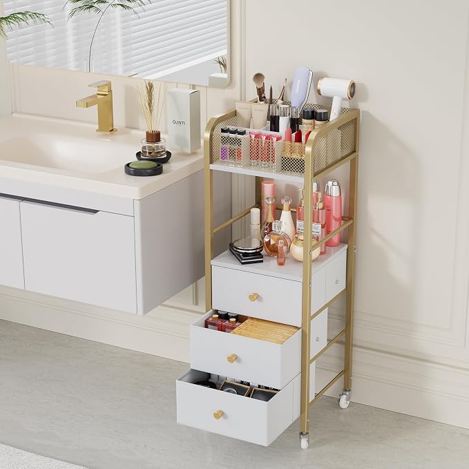 HapiRm Rolling Makeup Cart Organizer - Image 8