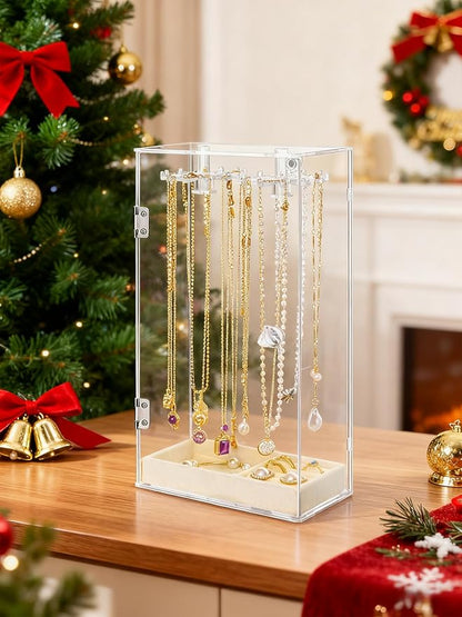 Cirhy Necklace Holder, Acrylic Necklace Organizer - Image 2