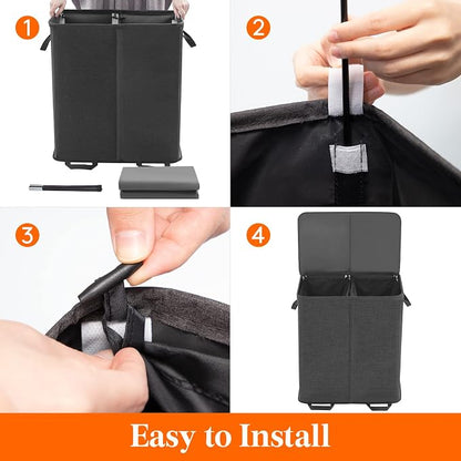 Lifewit Double Laundry Hamper - Image 3