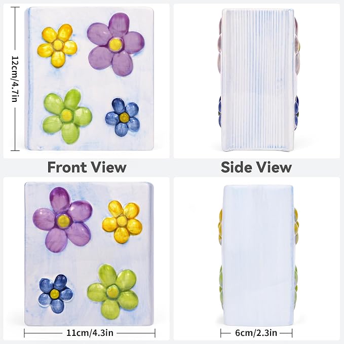 Book Vase Flower Pencil Cup Pen Holder - Image 2