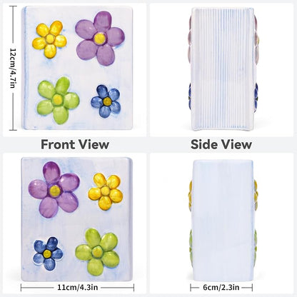 Book Vase Flower Pencil Cup Pen Holder - Image 2
