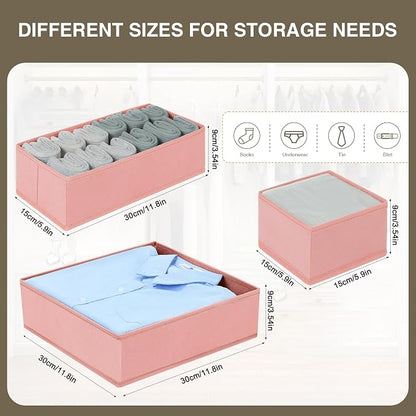 DIMJ Fabric Drawer Organizer Bins - Image 5