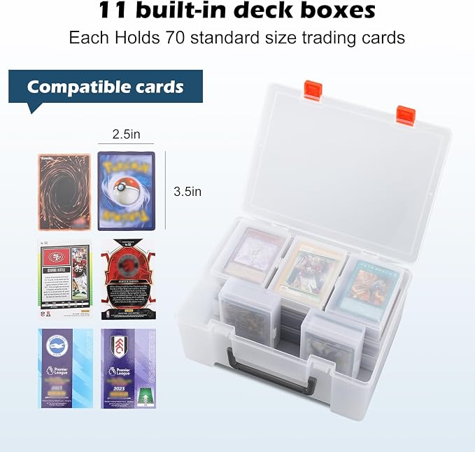 Trading Card Storage Box: Card Case Holder Organizer - Image 3
