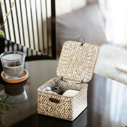 Hipiwe Handwoen Seagrass Basket - Image 5
