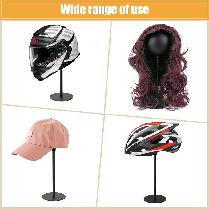 PAHTTO Motorcycle Helmet Stand 2 Packs, Desktop Helmet Display Holder - Image 5