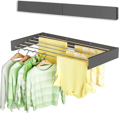 Wall Mounted Clothes Drying Rack 40", Foldable Wall Mount Laundry Rack Folding by DiscovertheEleganceofAir-drying