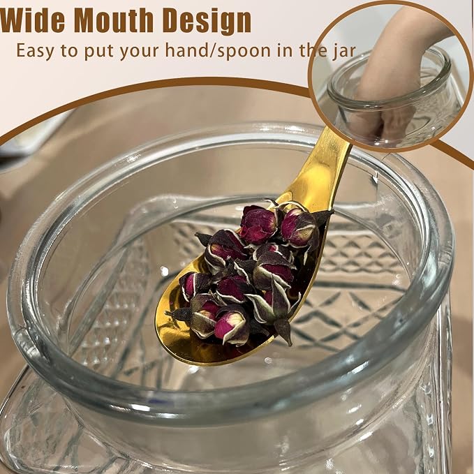 Viovian Decorative Glass Jar - Image 3