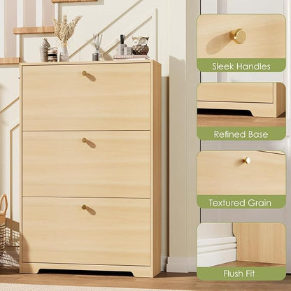 Nicetree Shoe Storage Cabinet, Slim Shoe Cabinet, Hidden Shoe Rack Cabinet - Image 6