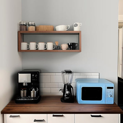 24in Floating Cube Shelves Set of 2, Display Shelves Wall Mount, Decorative - Image 7