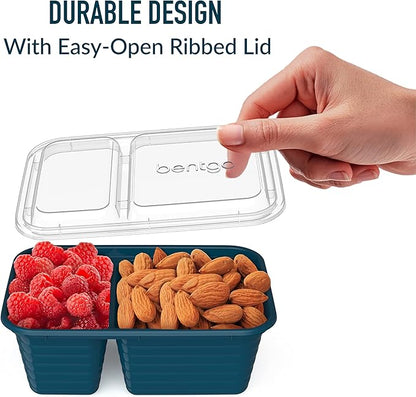Bentgo Prep - 2-Compartment Snack Containers - Reusable, Microwaveable - Image 5