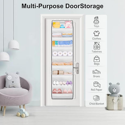 SLEEPING LAMB Over The Door Shoe Organizer - Image 7