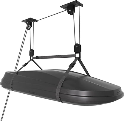Cargo Box Pulley System for Garage Storage, Heavy-Duty by Unknown
