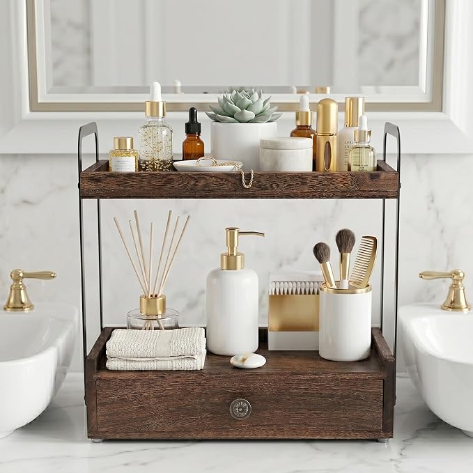 2-Tier Bathroom Counter Organizer - Image 2