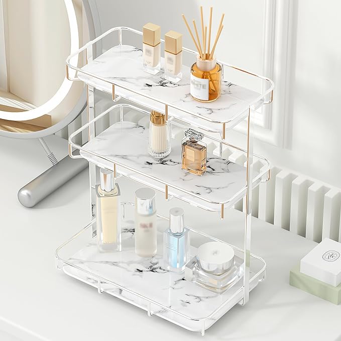 Bathroom Organizer Countertop Perfume Organizer Makeup Organizer Cosmetics by Dobbyby