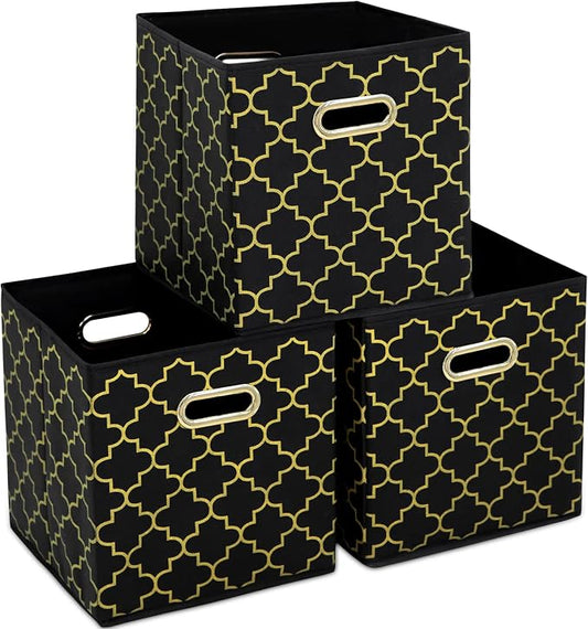 Fabric storage bins Cubes, Fabric Cube Organizer by Yunkeeper