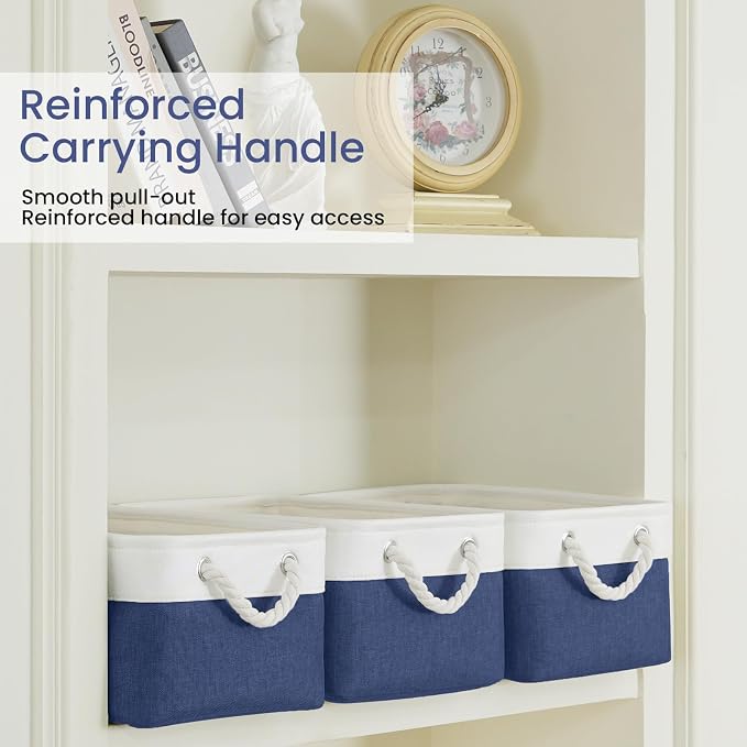 13.8x9.8x6.7 Inch Fabric Small Storage Bins - Image 3