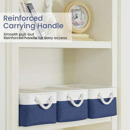 13.8x9.8x6.7 Inch Fabric Small Storage Bins - Image 3