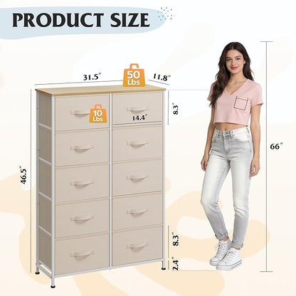 WLIVE Tall Dresser for Bedroom - Image 3