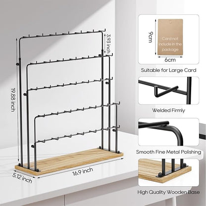 ORLESS 2 Pcs Jewelry Display for Vendors, Earring Display Stand for Selling - Image 6