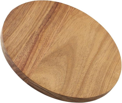Wood Serving Tray with Compartments - Image 4