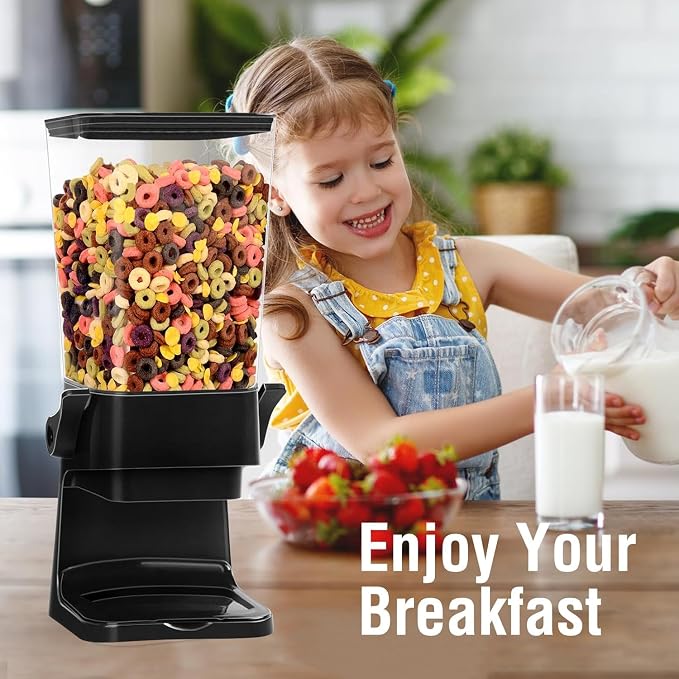 Cereal Dispenser Countertop 3pcs, 5.5L Cereal Containers Storage Dispenser - Image 3