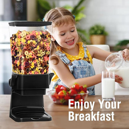 Cereal Dispenser Countertop 3pcs, 5.5L Cereal Containers Storage Dispenser - Image 3