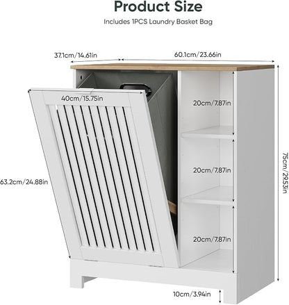 Tilt Out Laundry Hamper Cabinet - Image 3