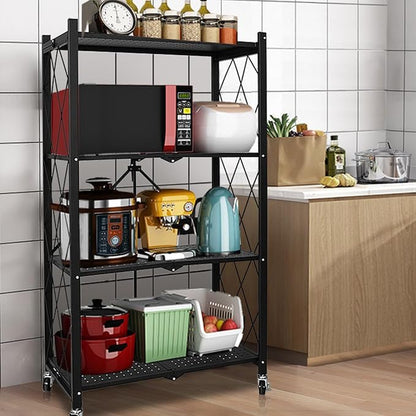 Life Hacks 2pcs 4-Tier Foldable Shelves - Image 9