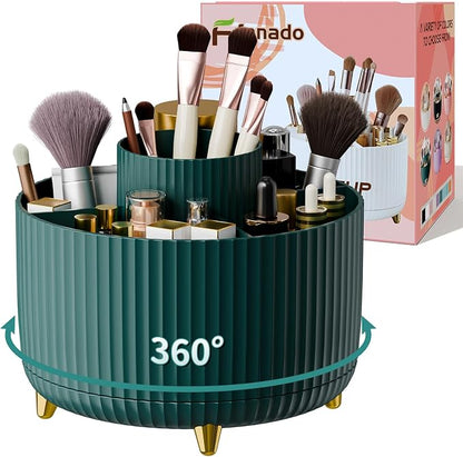 360° Rotate Makeup Brush Holder Organizer, Makeup Organizers Countertop by Unknown