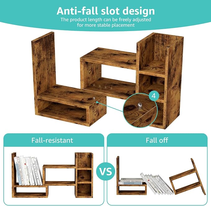 NUTIKAS Desk Shelves Desktop Organizer Shlef - Image 7