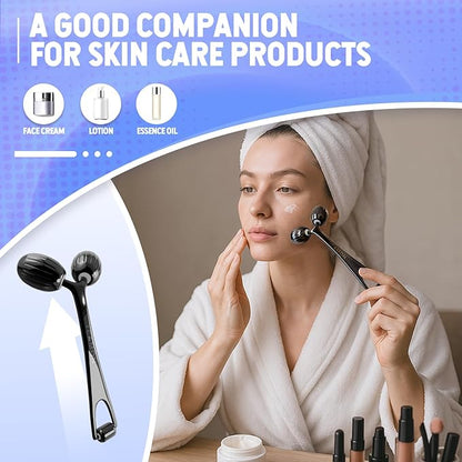 Yeamon Gua Sha Facial Tools and Face Roller Set, Facial Massage Tool - Image 5