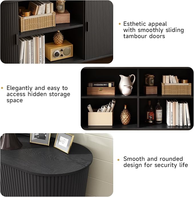 63" Sideboard Buffet Cabinet - Image 5