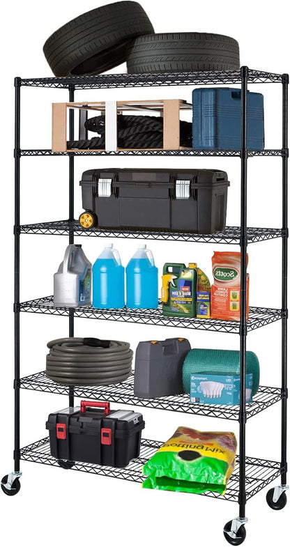 PayLessHere | 6-Tier Wire Shelf by BestOffice