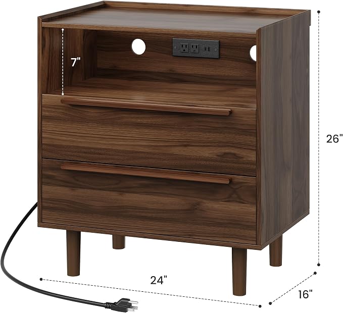 Mid-Century Modern Nightstand - Image 3