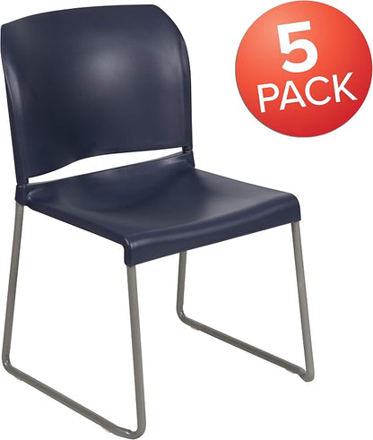 Flash Furniture Hercules Series Contoured Stacking Chairs - Image 3