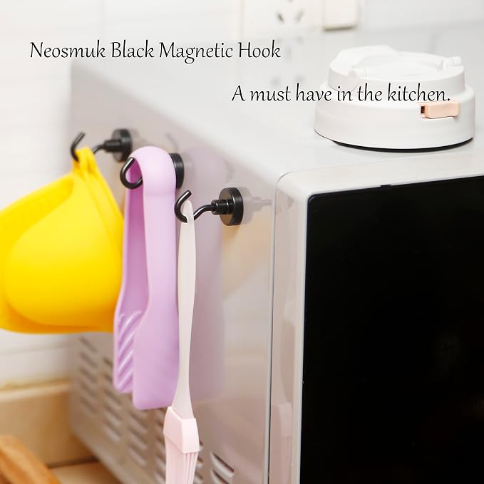 Neosmuk Magnetic Hooks, Heavy Duty 40lb+ Strong Magnet Hook - Image 3