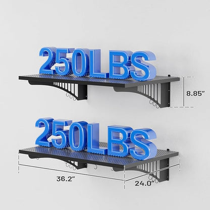 EROMMY 2-Pack 2x3ft Garage Shelving - Image 2