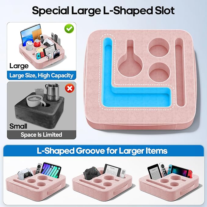 Couch Cup Holder Tray, Couch Caddy - Image 3