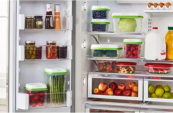 Rubbermaid FreshWorks Produce Saver, Medium and Large Storage Containers - Image 7