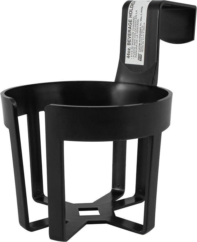 Custom Accessories 91100 Black Large Cup Holder - 44 oz.Capacity - Image 5