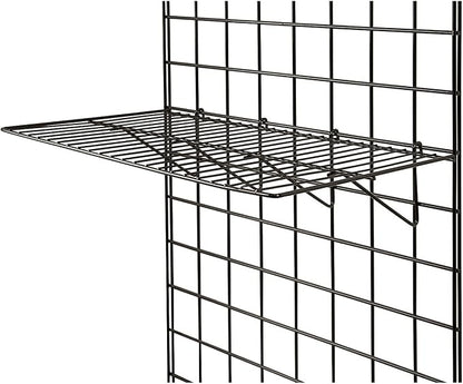 Only Garment Racks BLK-2412 Grid Panel Display Shelf by Only+Garment+Racks