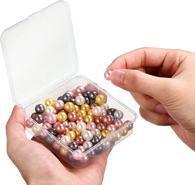 Jetec 30 Pieces Mini Plastic Clear Beads Storage Containers Box - Image 4