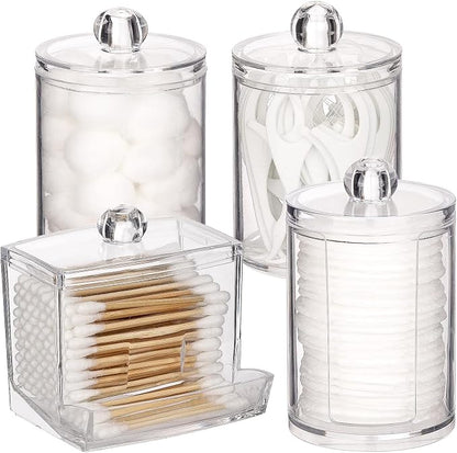 Tbestmax Bathroom Organizer Accessories Set-10 OZ, 7 OZ Qtips Holder Storage by Tbestmax