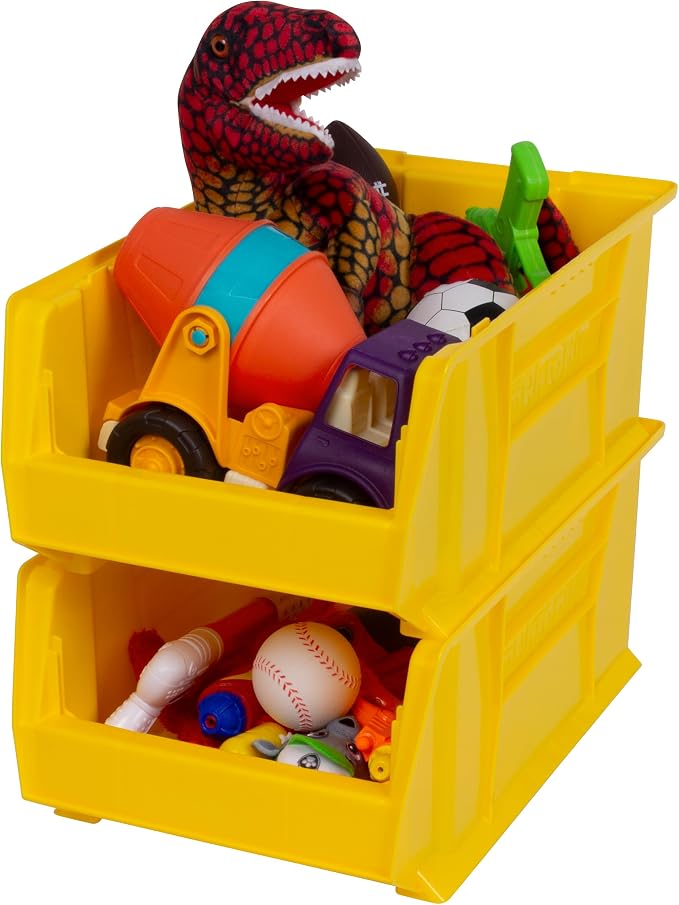 Akro-Mils 30281 Super-Size AkroBins Plastic Storage Bins, Space-Saving - Image 4