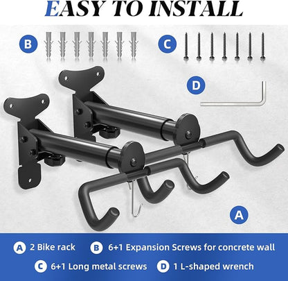 Goovilla Bike Wall Mount Hanger Adjustable - Image 8