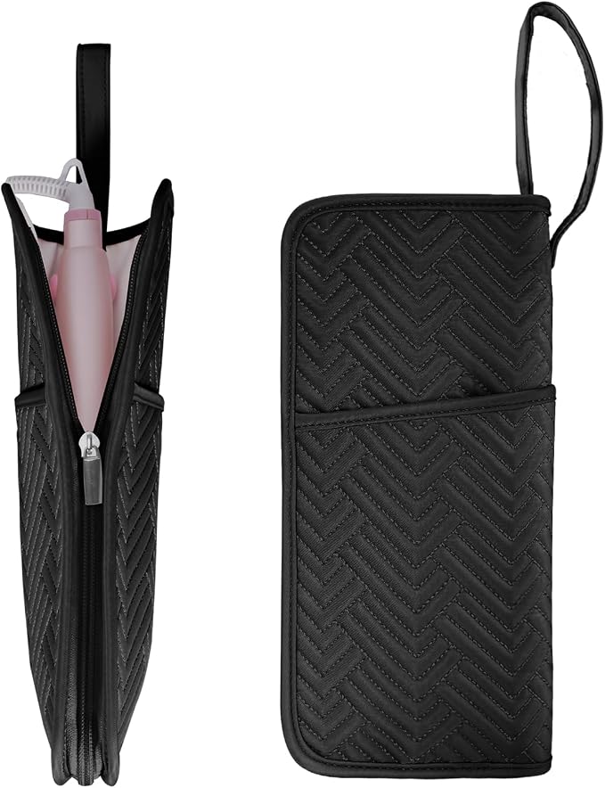 SITHON Hot Iron Holder & Mat, Heat Resistant Hair Tools Travel Bag Portable Hot by SITHON